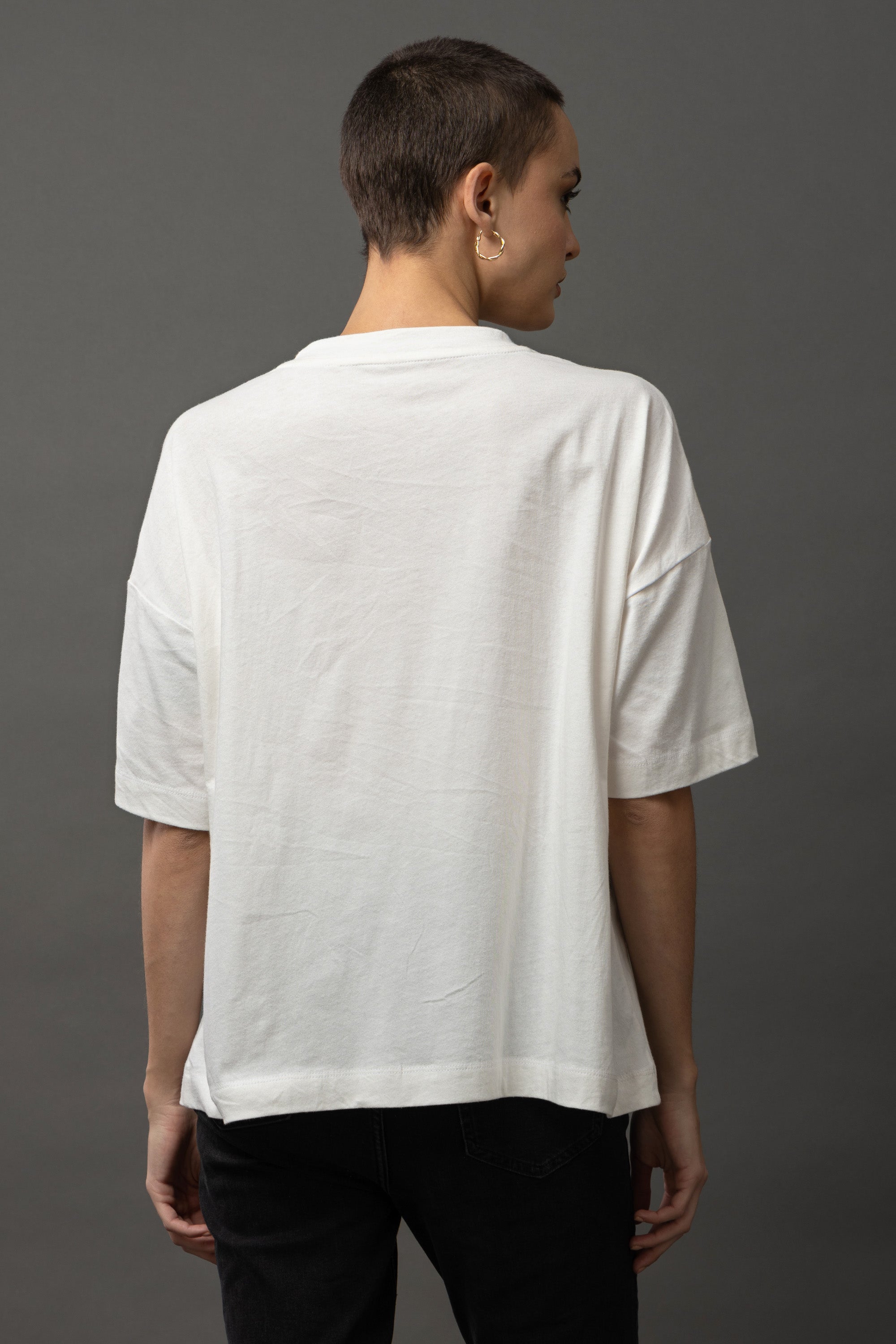 Luminous Noir White T-Shirt