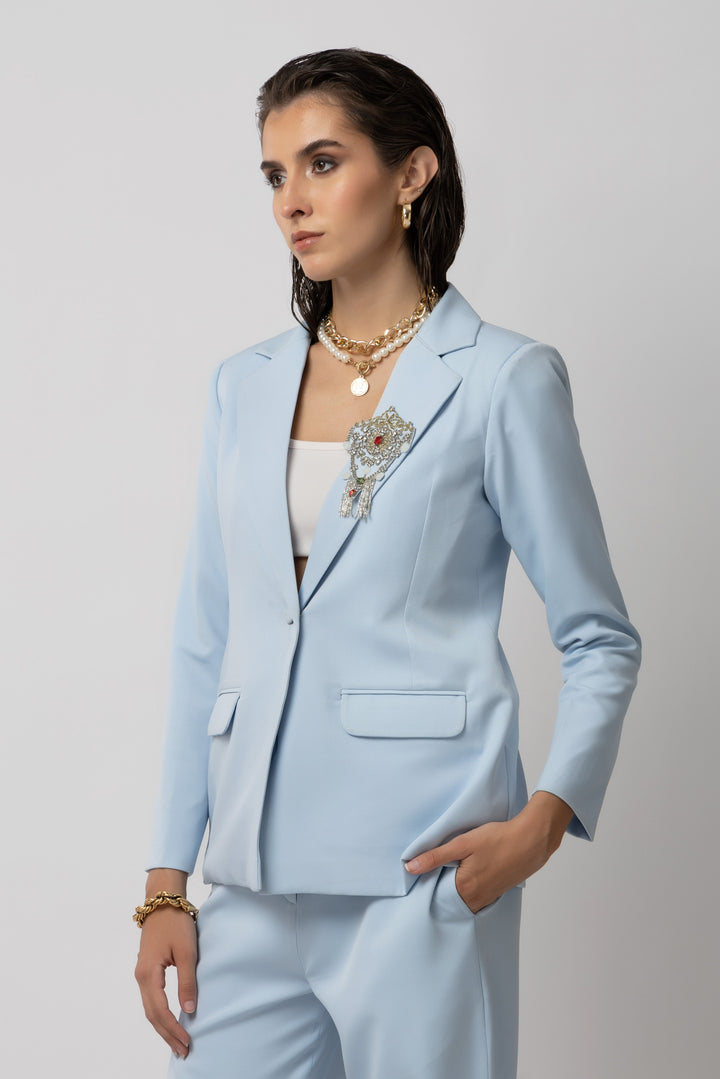 Urban Edge Blue Blazer - Diwaah.com