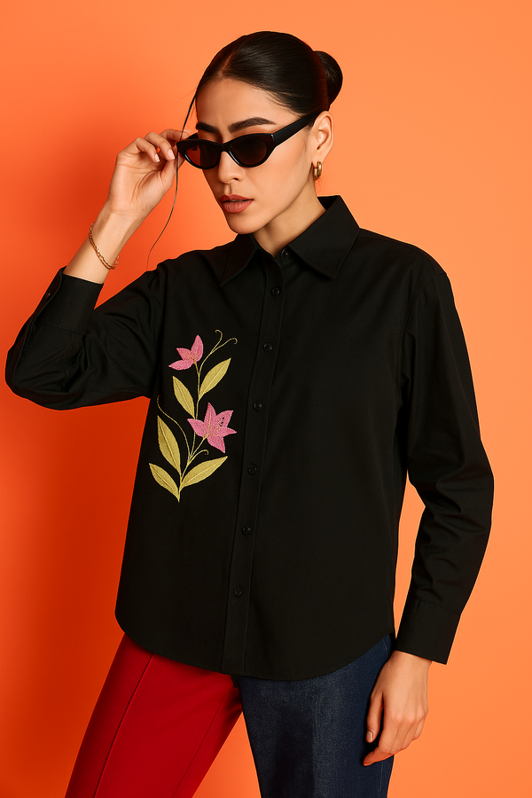 Stitchure Black Shirt