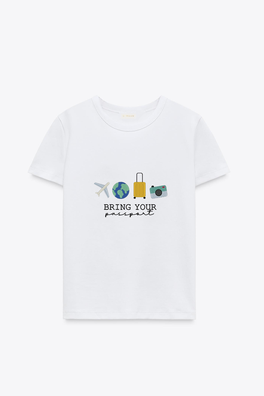 Travel'X  White T-Shirt
