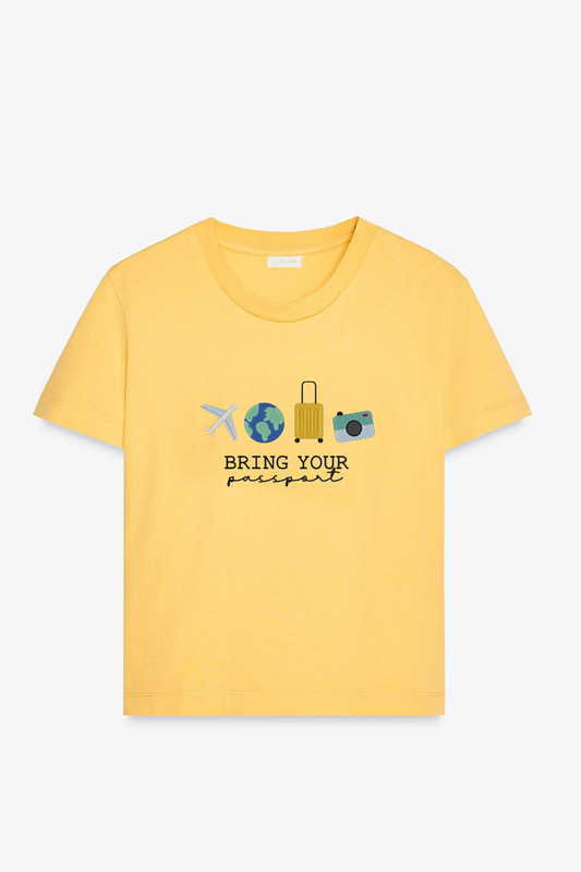 Travel'X  Yellow T-Shirt