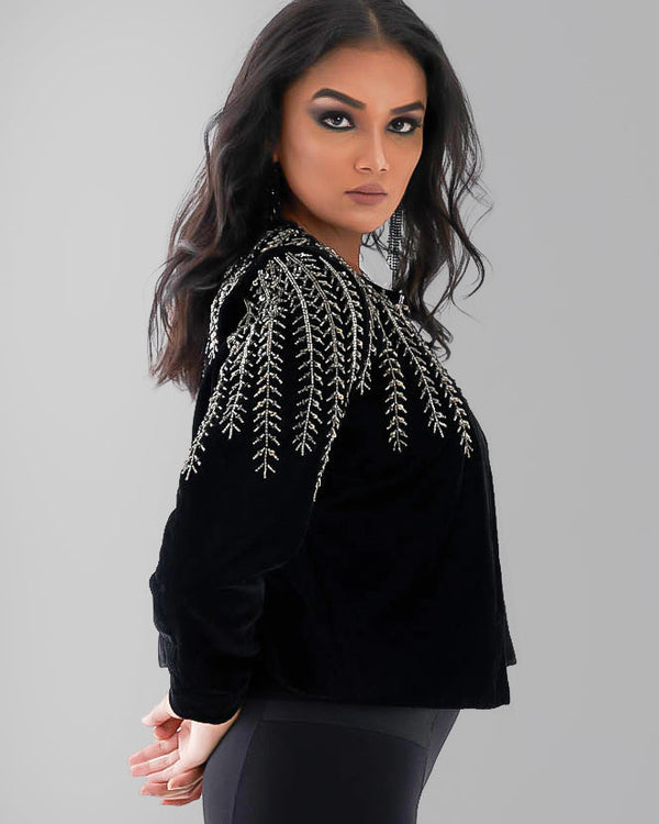 Crystal Cascade Jacket - Diwaah.com